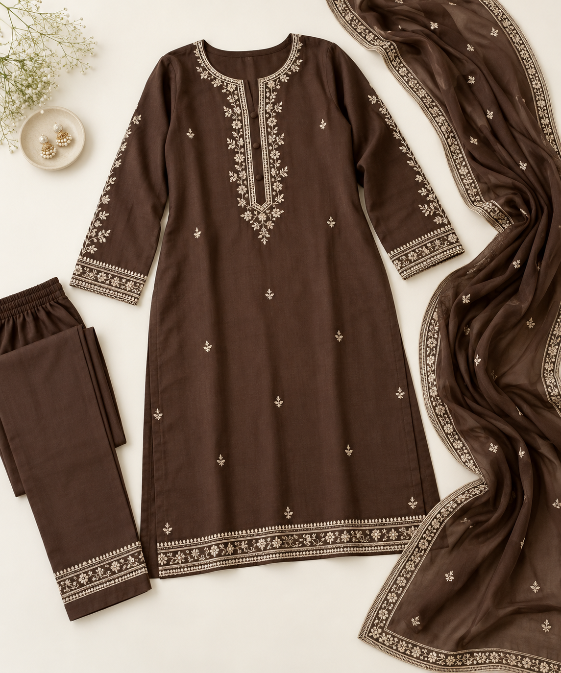 Cocoa Aira Kurti Set